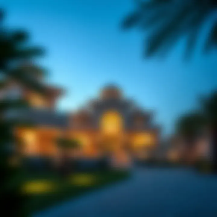 Luxurious residential architecture in Azha community