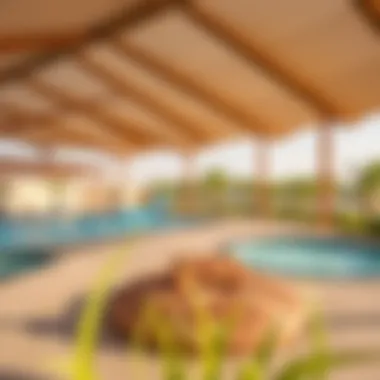 Recreational facilities available in Azha community for families