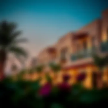 Community features of townhouse developments in Dubai