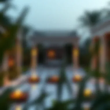 Elegant Outdoor Spaces Elegant outdoor spaces surrounding The Mansion