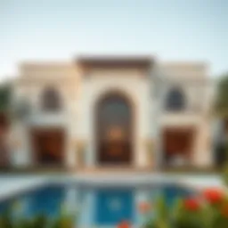 Luxurious villa exterior view in Arabian Ranches 2