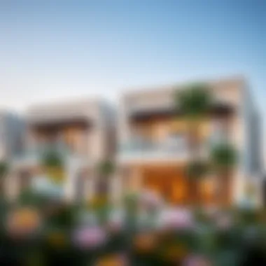 Architectural Elegance in Meadows Modern architectural design of villas in the Meadows area