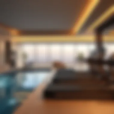 Exclusive amenities including a state-of-the-art fitness center and swimming pool