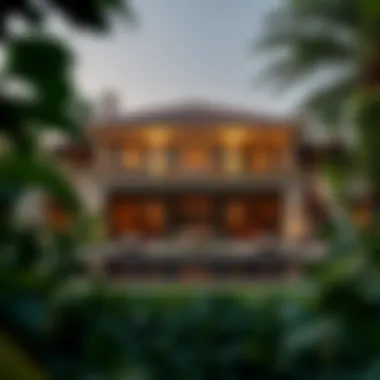 Luxurious Villa in Nature's Embrace Luxurious villa surrounded by lush greenery at The Nest Al Barari