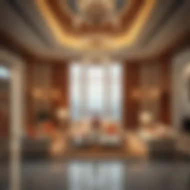 Elegant Interior of a Dubai Mansion Elegant interior design of a lavish living space