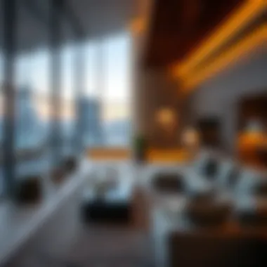 Modern Architectural Design of a Dubai Penthouse Interior Modern architectural design of a Dubai penthouse interior