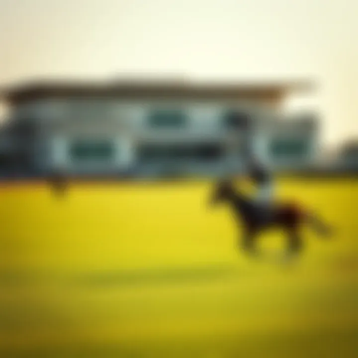 Luxurious polo field at Arabian Ranches