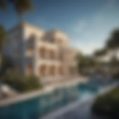 Architectural Grandeur of Signature Villa Luxurious exterior view of Signature Villa showcasing architectural grandeur