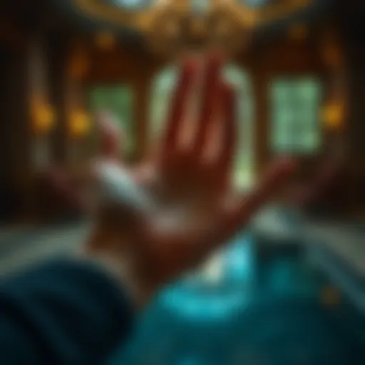 A vivid representation of tactile sensations in palm interpretation