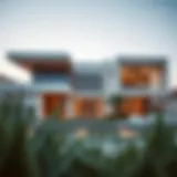 Luxurious villa showcasing modern architecture in Dubai