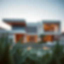 Luxurious villa showcasing modern architecture in Dubai