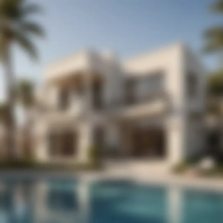 Architectural styles of villas on Jubail Island