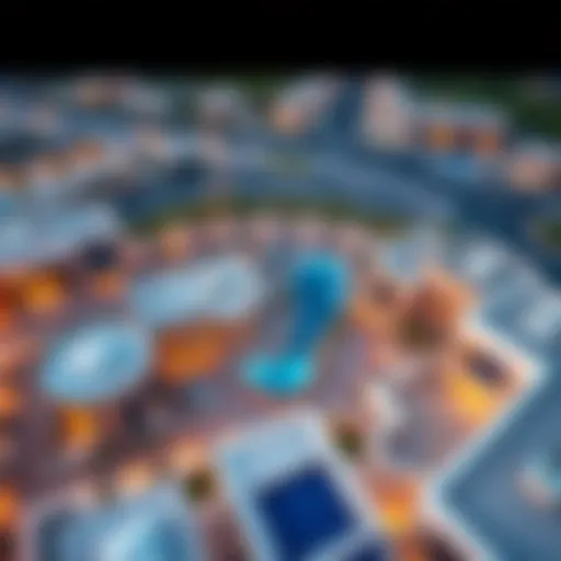 Aerial view of Tilal Al Furjan showcasing modern architecture