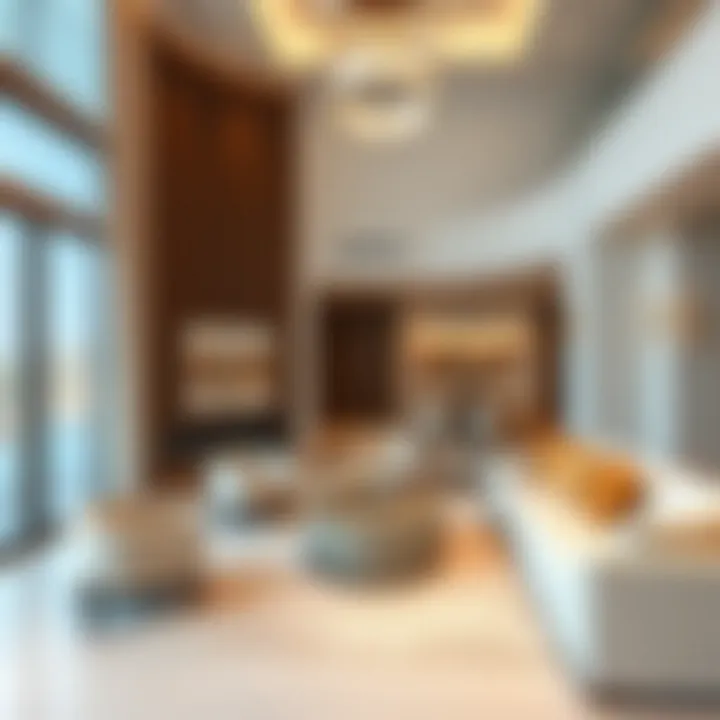 Luxurious Interior of Tilal Al Ghaf Villa Luxurious interior design of a living space in Tilal Al Ghaf Villa