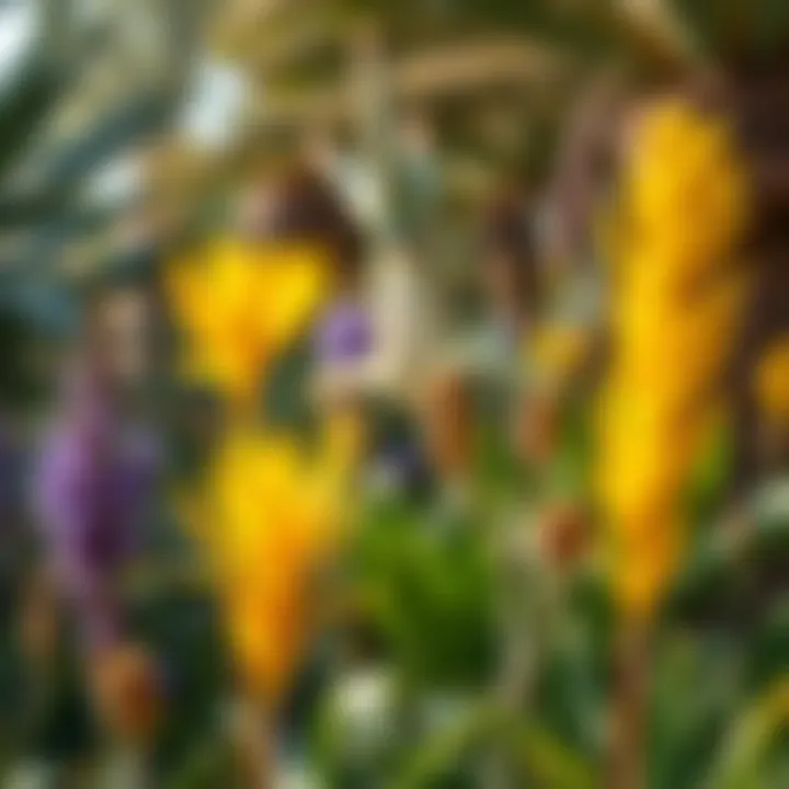 Diverse flora showcasing unique adaptations to arid environments