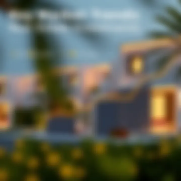 Infographic showing market trends for two-bedroom villas in Dubai