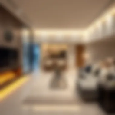 Modern Living Space in Umm Suqeim Modern interior design of a villa living space