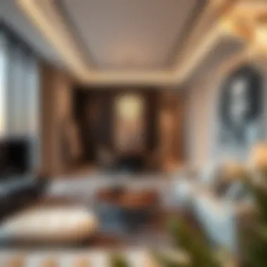 Stunning interior design of a luxury apartment in Valley Emaar
