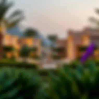 Beautiful Gardens Surrounding the Villas Beautiful gardens surrounding the villas