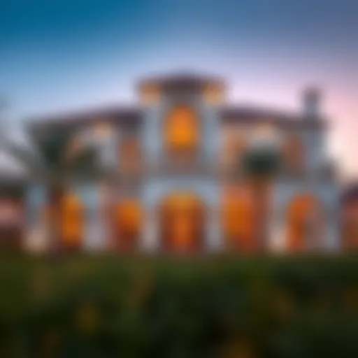 Luxurious villa exterior in Arabian Ranches