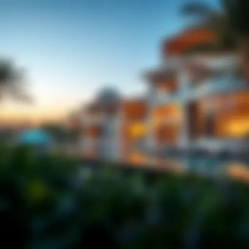 Stunning view of a luxury villa in Emirates Hills