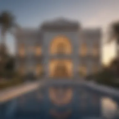 Luxurious Villa Exterior Luxurious villa exterior in Al Khawaneej