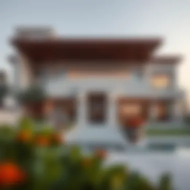 Stunning exterior view of a luxury villa in Jumeirah Islands