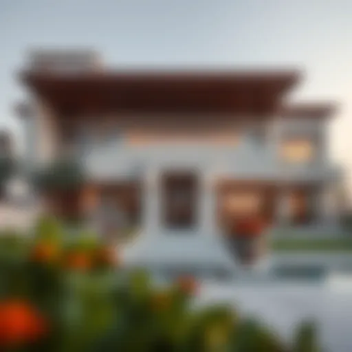 Stunning exterior view of a luxury villa in Jumeirah Islands