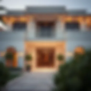 Luxurious villa exterior in Jumeirah Park