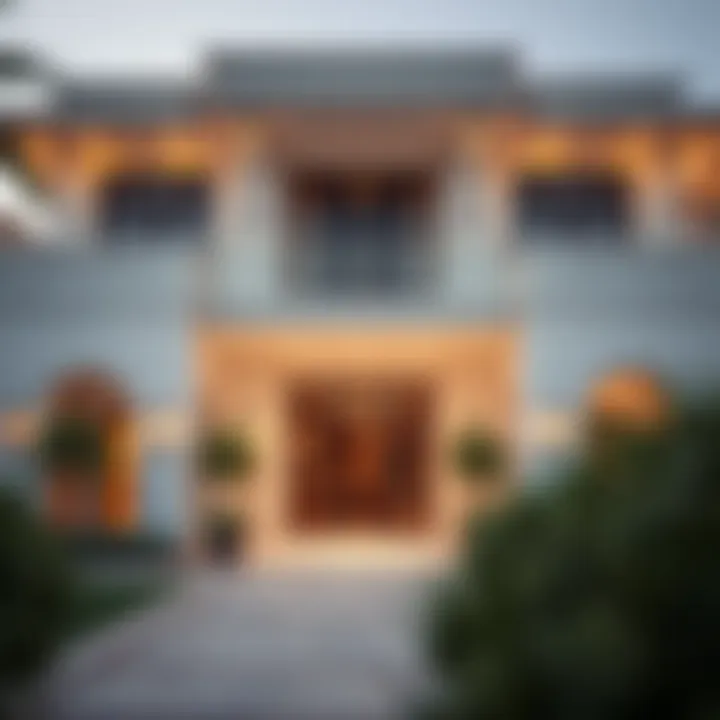 Luxurious villa exterior in Jumeirah Park