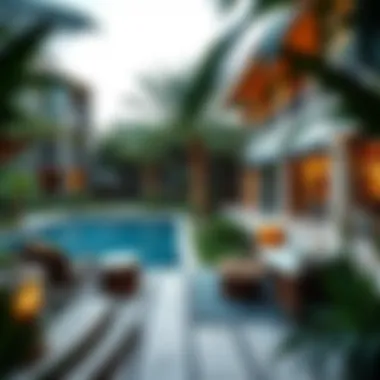 Beautiful landscaped garden of a Jumeirah Park villa