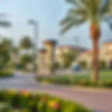 Vibrant community park in Jumeirah Village Circle