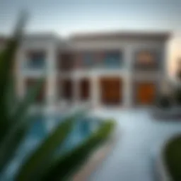 Luxurious villa exterior in Mohammed Bin Rashid City