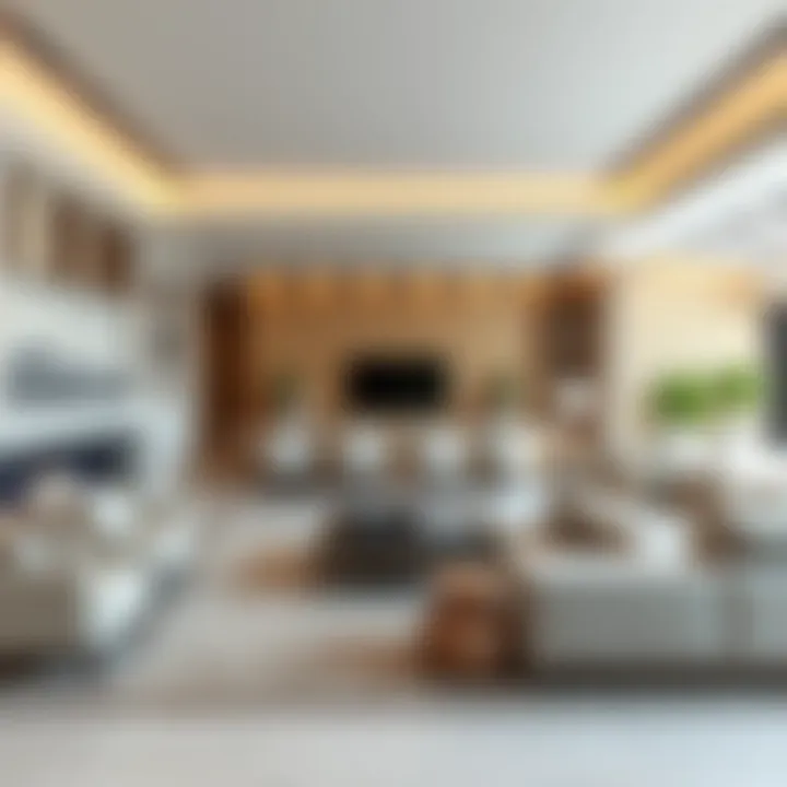 Spacious Living Room in a Contemporary Villa Spacious living room in a contemporary villa