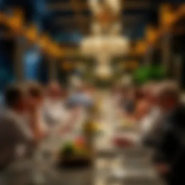 Culinary Excellence at Wasl Hospitality Guests enjoying a lavish dining experience in a Wasl restaurant