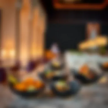 Exquisite Culinary Offerings Gourmet dishes served at Feet Lounge