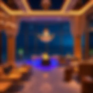 Opulent Ambiance of Feet Lounge Luxurious interior design of Feet Lounge
