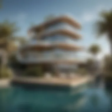Sustainable Living: Ecological Features of the Floating Seahorse House Ecological features of Floating Seahorse House with marine life