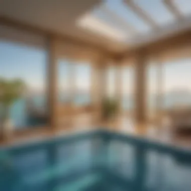 Luxury Redefined: Interior of the Floating Seahorse House Interior of Floating Seahorse House highlighting luxury amenities