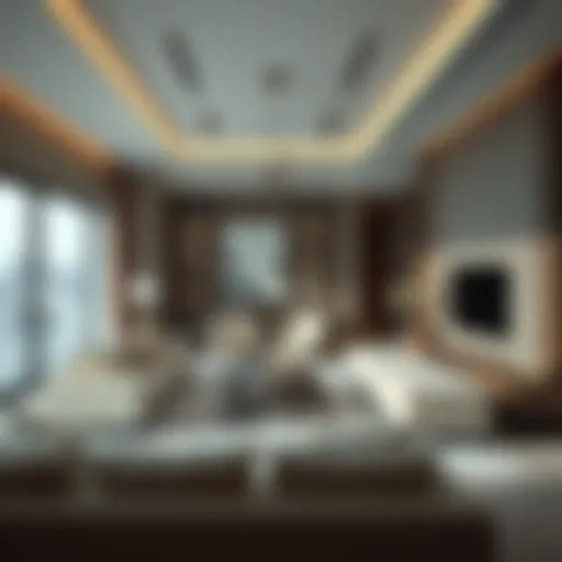 Luxury living space showcasing modern design