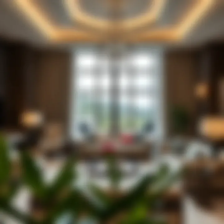 Luxurious interior design of a living space in Harrington House