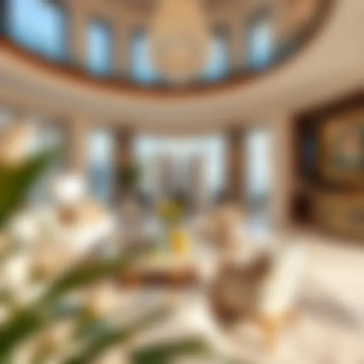 Luxurious living spaces within Harrington House