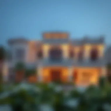 Stunning Exterior of Jebel Ali Villa Luxurious exterior view of Jebel Ali Villa