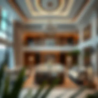 Luxury villa interior showcasing sophisticated design and decor