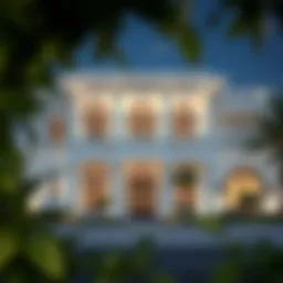 Stunning villa exterior in Jumeirah Golf Estates