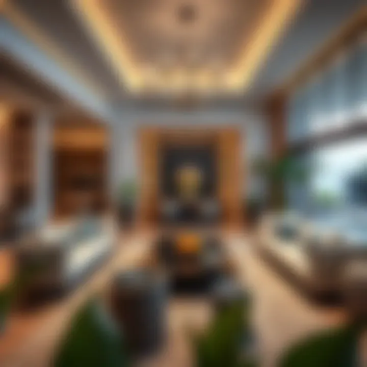 Sophisticated Interior Design of a Luxury Villa Modern interior design of a luxury villa