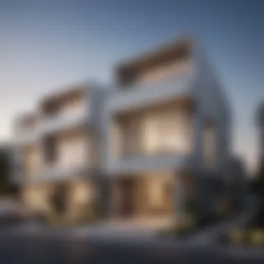 Contemporary Architecture of Mag City Townhouses Exterior view of Mag City townhouses showcasing contemporary architecture