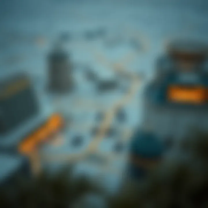 Navigational routes within Majan, Dubai