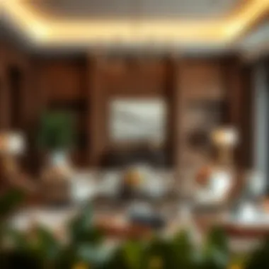 Sophisticated Interior of Meraas Villas Elegant interior design of a Meraas Villa with high-end furnishings