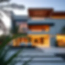 Luxurious Meraas Villa exterior showcasing modern architecture